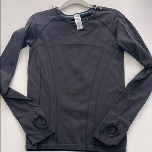 Ivivva by Lululemon black swifty tech  Long Sleeve Athletic Top